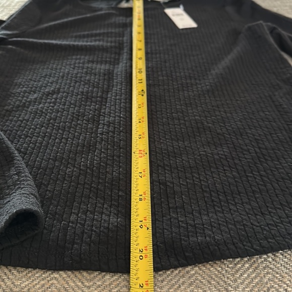 NWT Anthropologie Porriage Black sweater/shirt Size XSmall lightweight - Picture 6 of 9